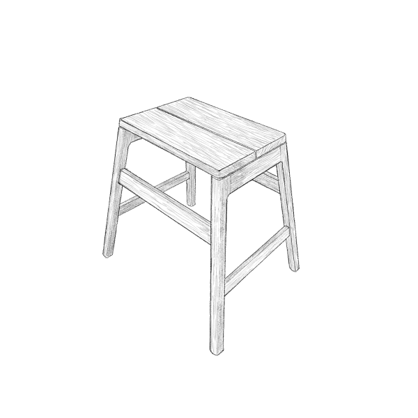 Stacking stool