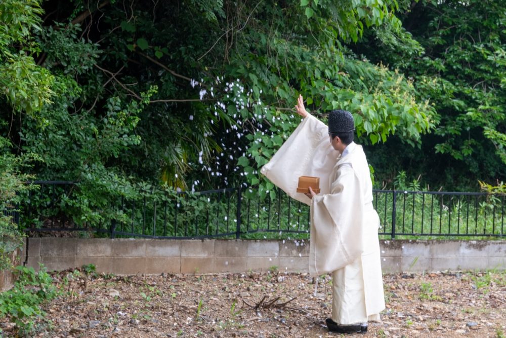 岩倉の住宅　地鎮祭