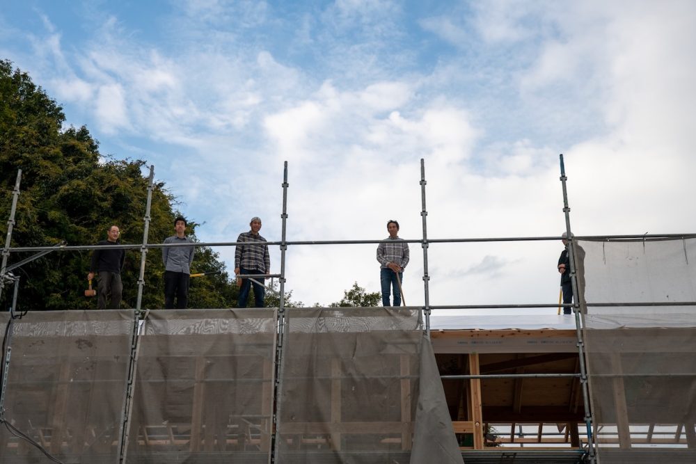 岩倉の住宅　上棟式